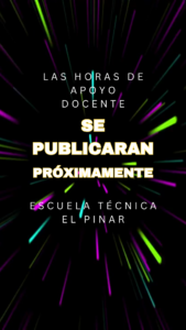 Horas de Apoyo Docente
